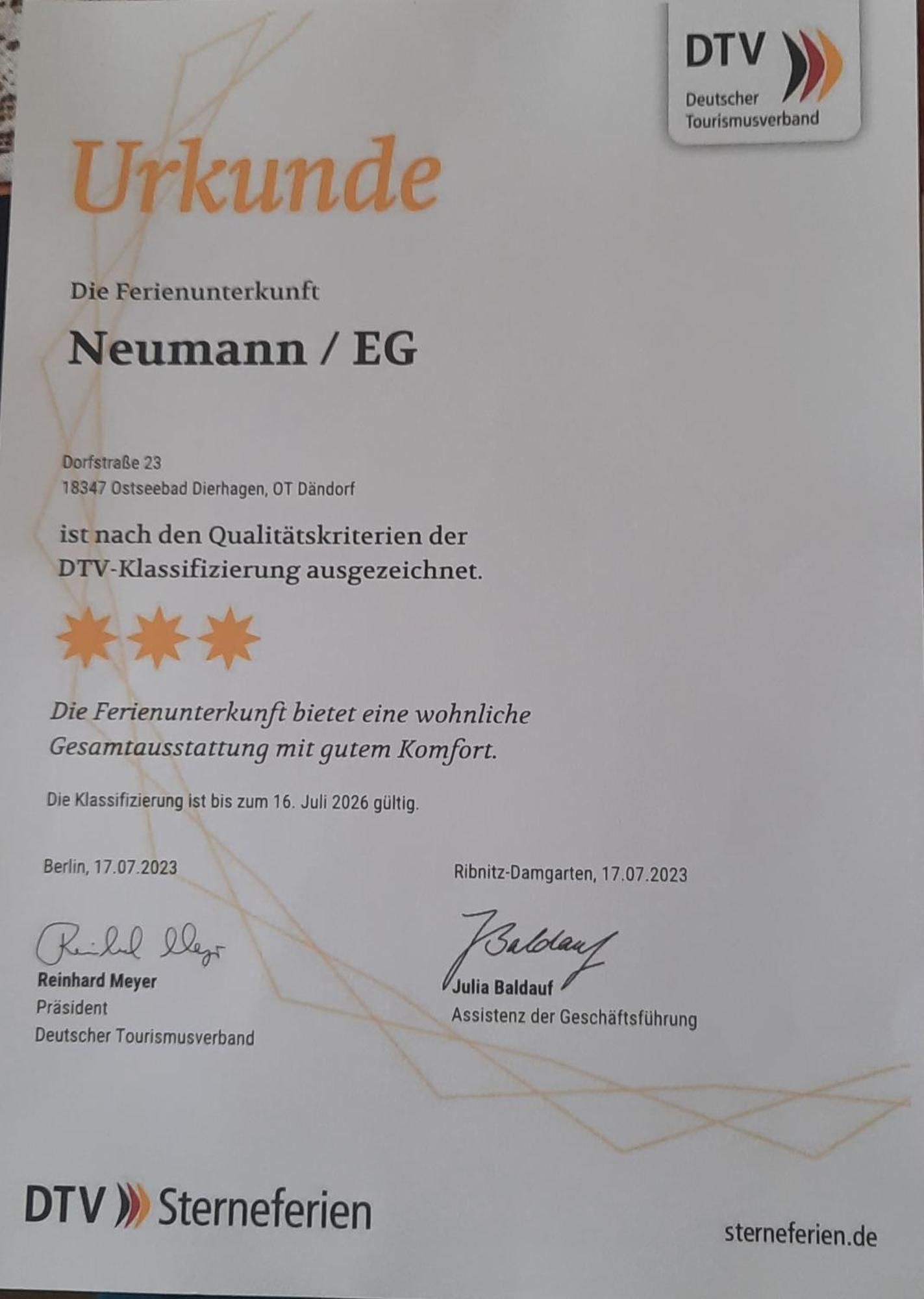 3***Ferienwohnungen Neumann Dandorf Exterior photo