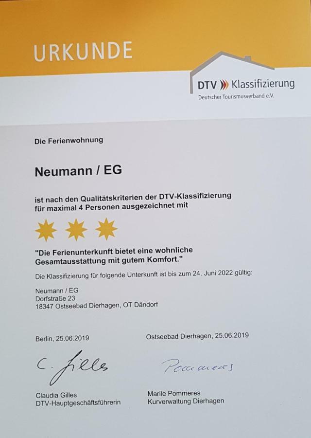 3***Ferienwohnungen Neumann Dandorf Exterior photo